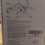 Syllable D900S completely wireless Bluetooth earbud review back of box