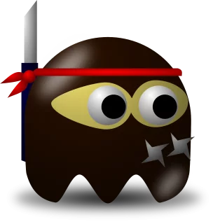 Pacman Ninja Ghost from Pixabay