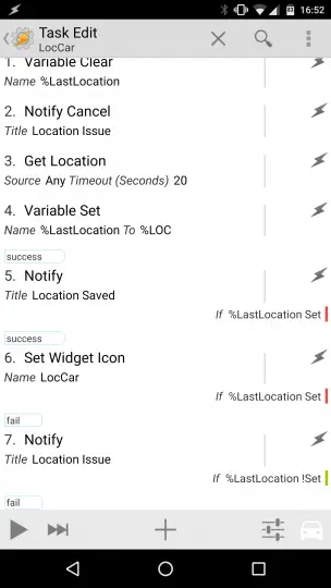 Save location with Tasker