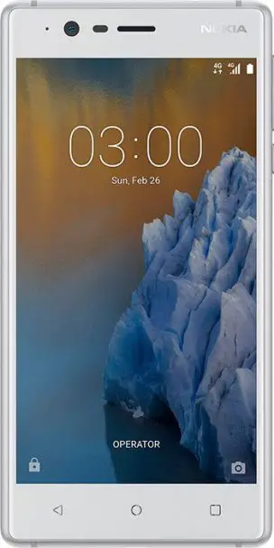 Nokia 3 Silver White Front 700px - for some reason we don't have an alt tag here