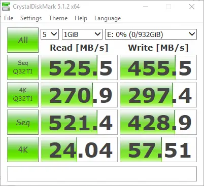 2017 03 24 17 53 11 CrystalDiskMark 5.1.2 - for some reason we don't have an alt tag here