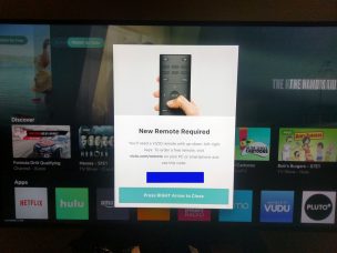 VIZIO M50-D11 software update for new remote