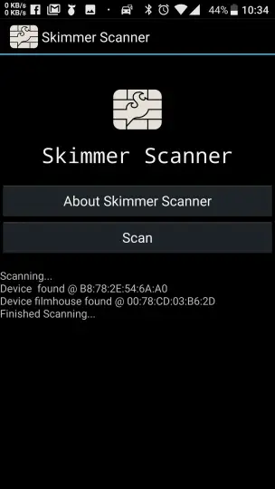 Skimmer Scanner