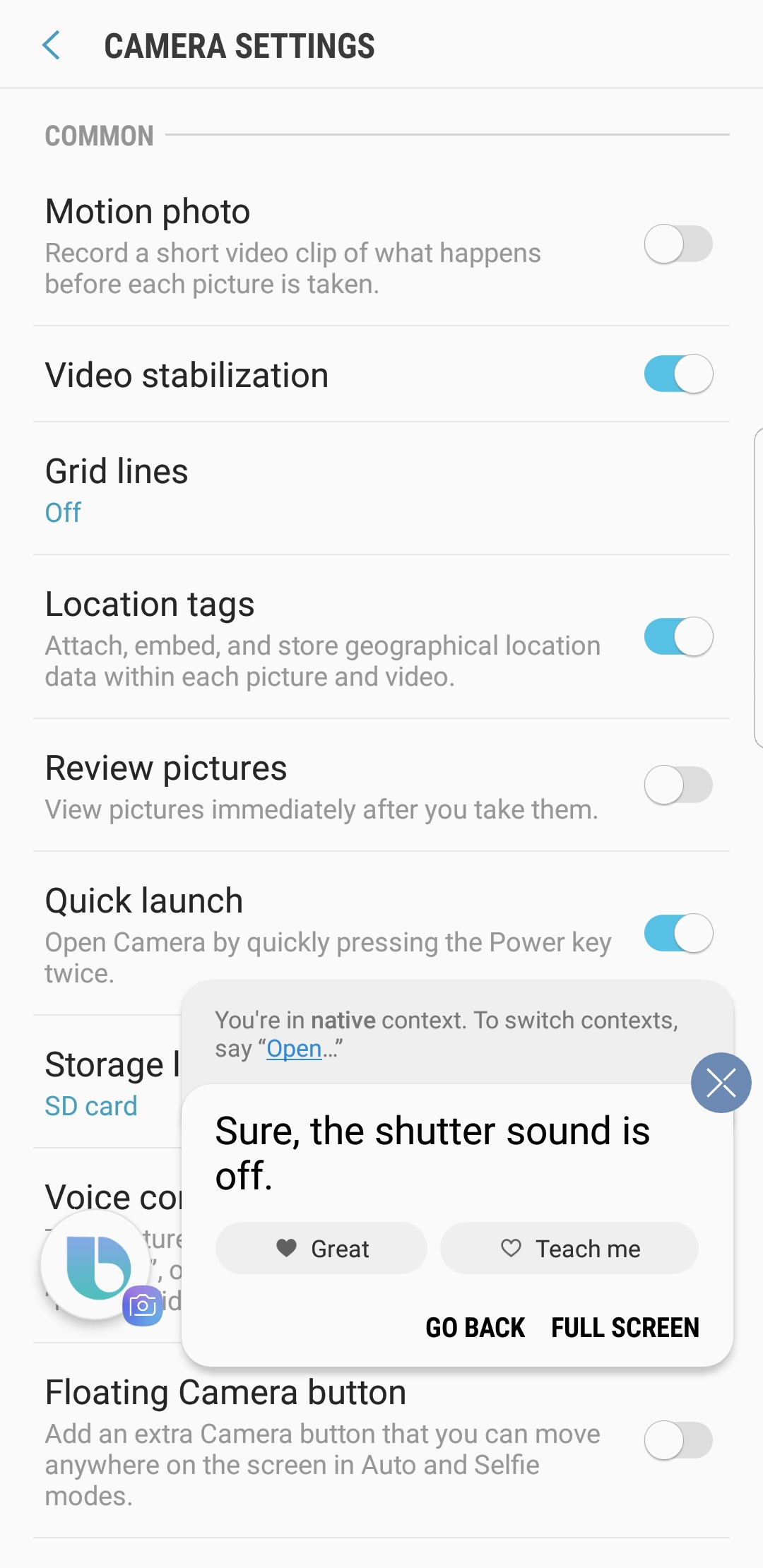 How to turn off camera shutter noise on the Galaxy Note 8 - Pocketables