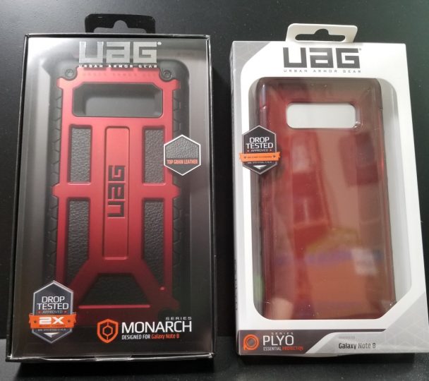 Urban Armor Gear Monarc and Plyo for the Samsung Galaxy Note 8