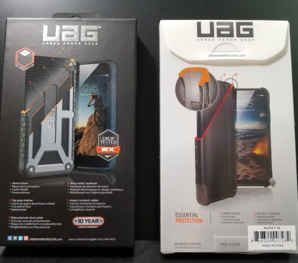 Urban Armor Gear Monarc and Plyo for the Samsung Galaxy Note 8