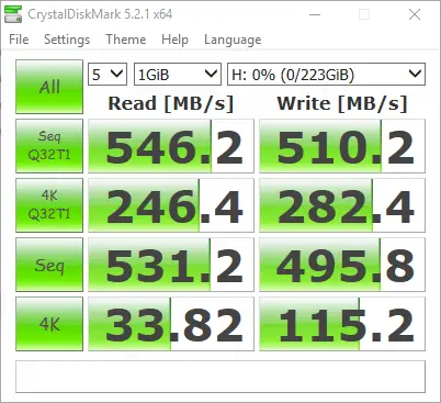 2017 10 18 15 27 13 CrystalDiskMark 5.2.1 - for some reason we don't have an alt tag here