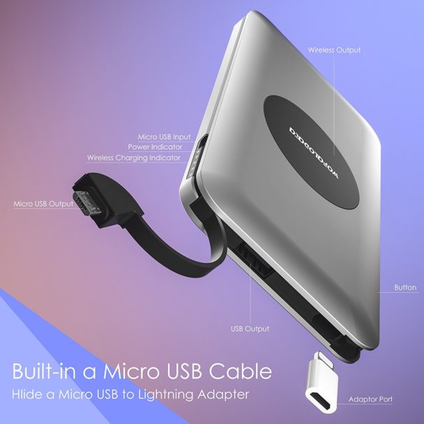 Wofalodata 10,000 mAh charger