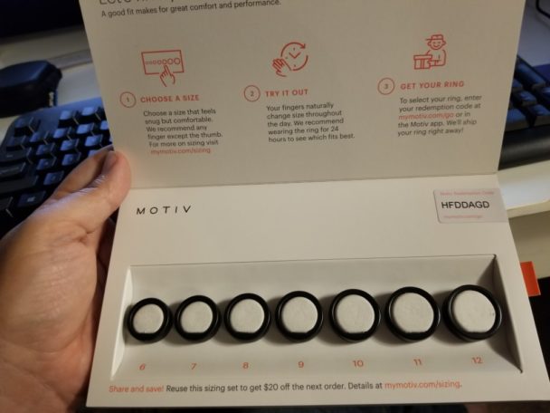 Motiv Ring activity tracker