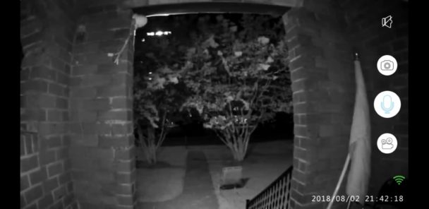 Vodool WiFi Video Doorbell night vision