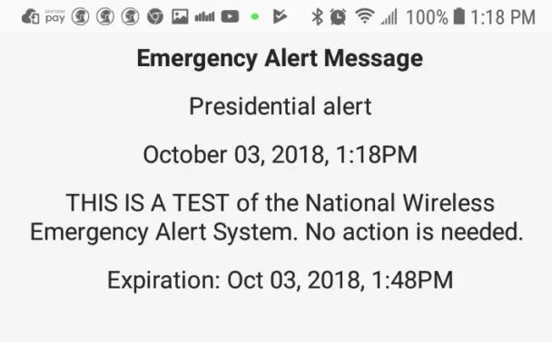 Presidental Alert