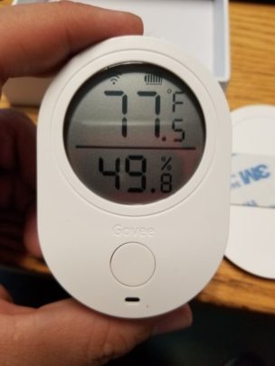 Review of Govee WiFi Wireless Temp and Humidity Sensor