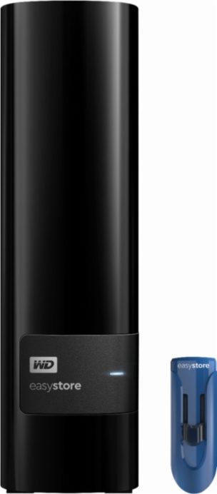 WD Easystore 10TB External USB 3.0 Hard Drive with 32GB Easystore USB Flash Drive Black - for some reason we don't have an alt tag here