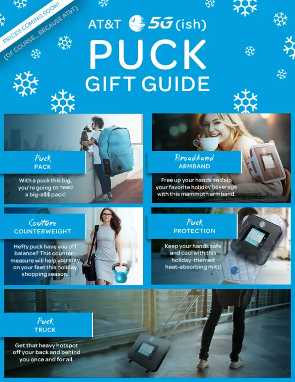 T-Mobile's AT&T Puck Gift Guide