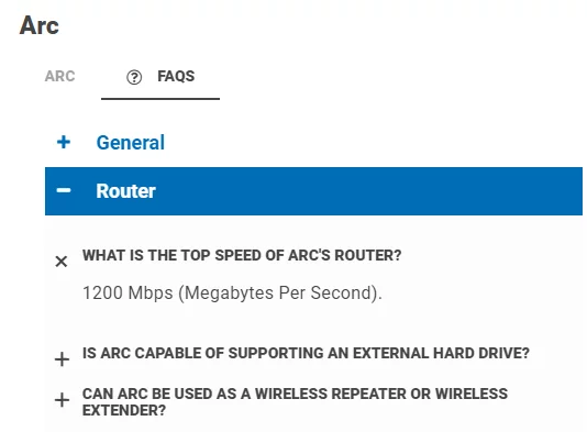 Arc speed - for some reason we don't have an alt tag here
