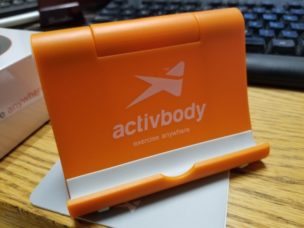 activ5 bluetooth isometric strength trainer tablet or phone stand