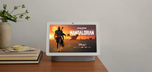 Disney+ Mandalorian on Google Nest Hub