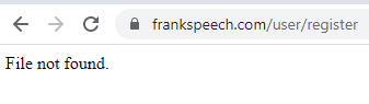 Frank Speech file not found