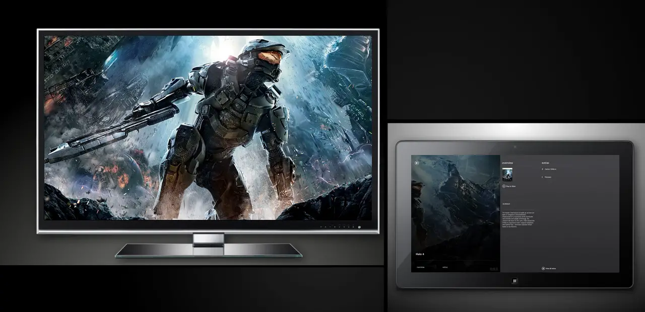 Halo 4 SmartGlass Mockup - for some reason we don't have an alt tag here