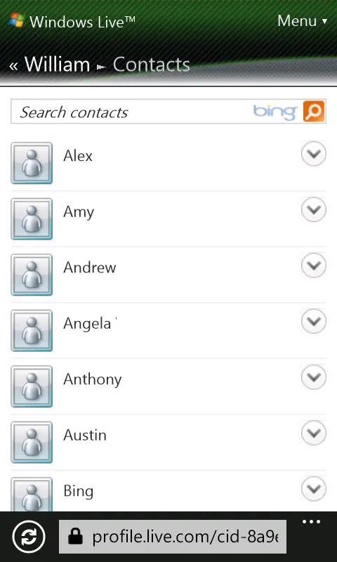 Outlook Contacts not People - for some reason we don't have an alt tag here