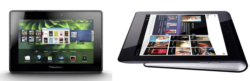 Blackberry Playbook Sony Tablet S 1 - for some reason we don't have an alt tag here