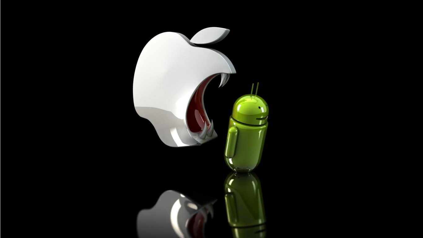 apple v android - for some reason we don't have an alt tag here