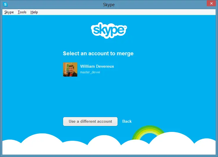 4 Skype Merge accounts - for some reason we don't have an alt tag here