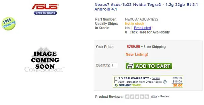 32GB Nexus 7 - for some reason we don't have an alt tag here