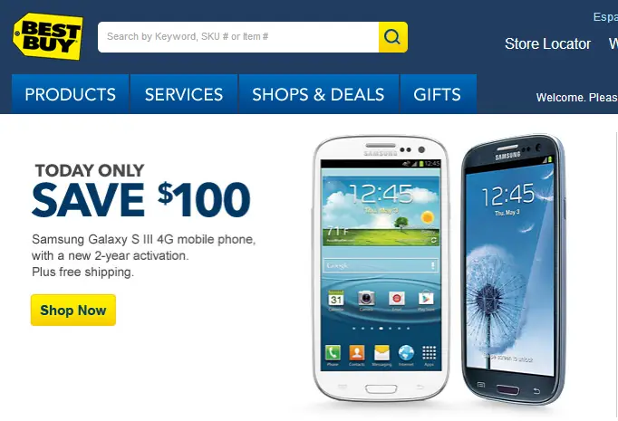 GS3 Best Buy - for some reason we don't have an alt tag here