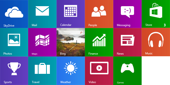 Windows 8 Built in Apps - for some reason we don't have an alt tag here