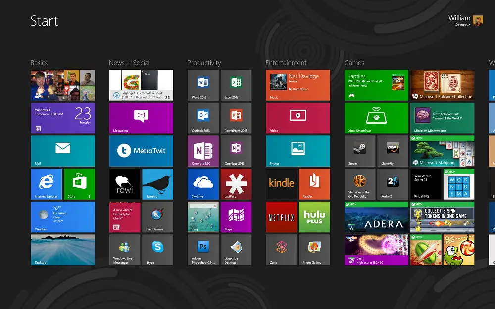 Windows 8 - for some reason we don't have an alt tag here