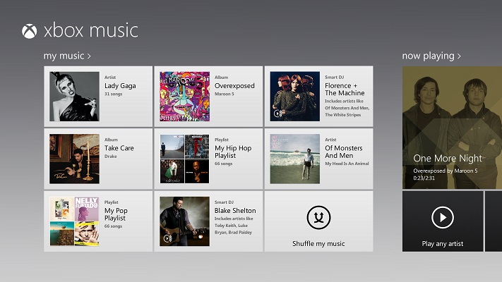 Xbox Music small2 - for some reason we don't have an alt tag here