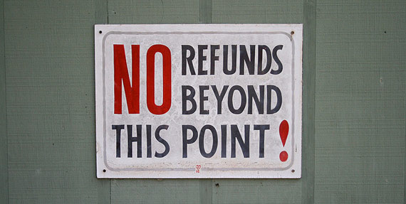 No Refunds - for some reason we don't have an alt tag here