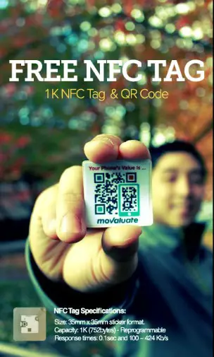 movaluate free nfc tag - for some reason we don't have an alt tag here