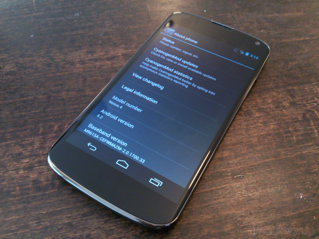 neuxs 4 cyanogenmod - for some reason we don't have an alt tag here