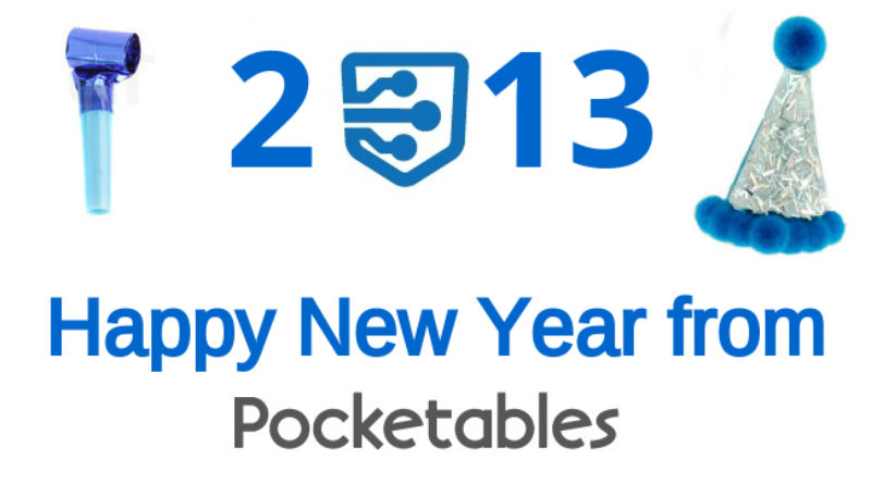 2013 Pocketables New Year - for some reason we don't have an alt tag here