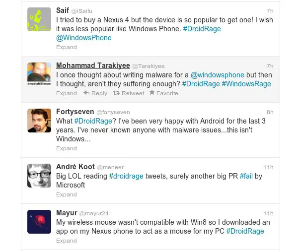 droid rage tweets - for some reason we don't have an alt tag here