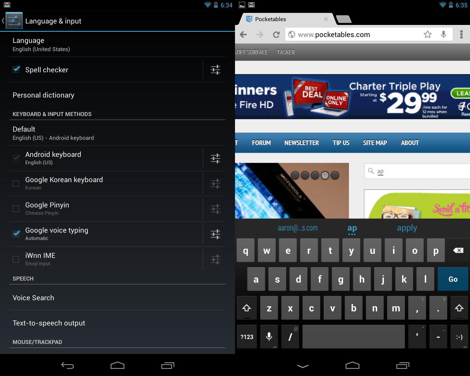 keyboard shortcuts nexus 7 - for some reason we don't have an alt tag here