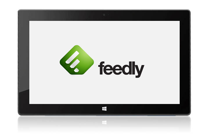 Feedly on Surface - for some reason we don't have an alt tag here