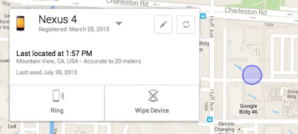 Android Device Manager - for some reason we don't have an alt tag here