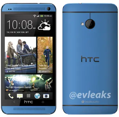 Blue HTC One - for some reason we don't have an alt tag here