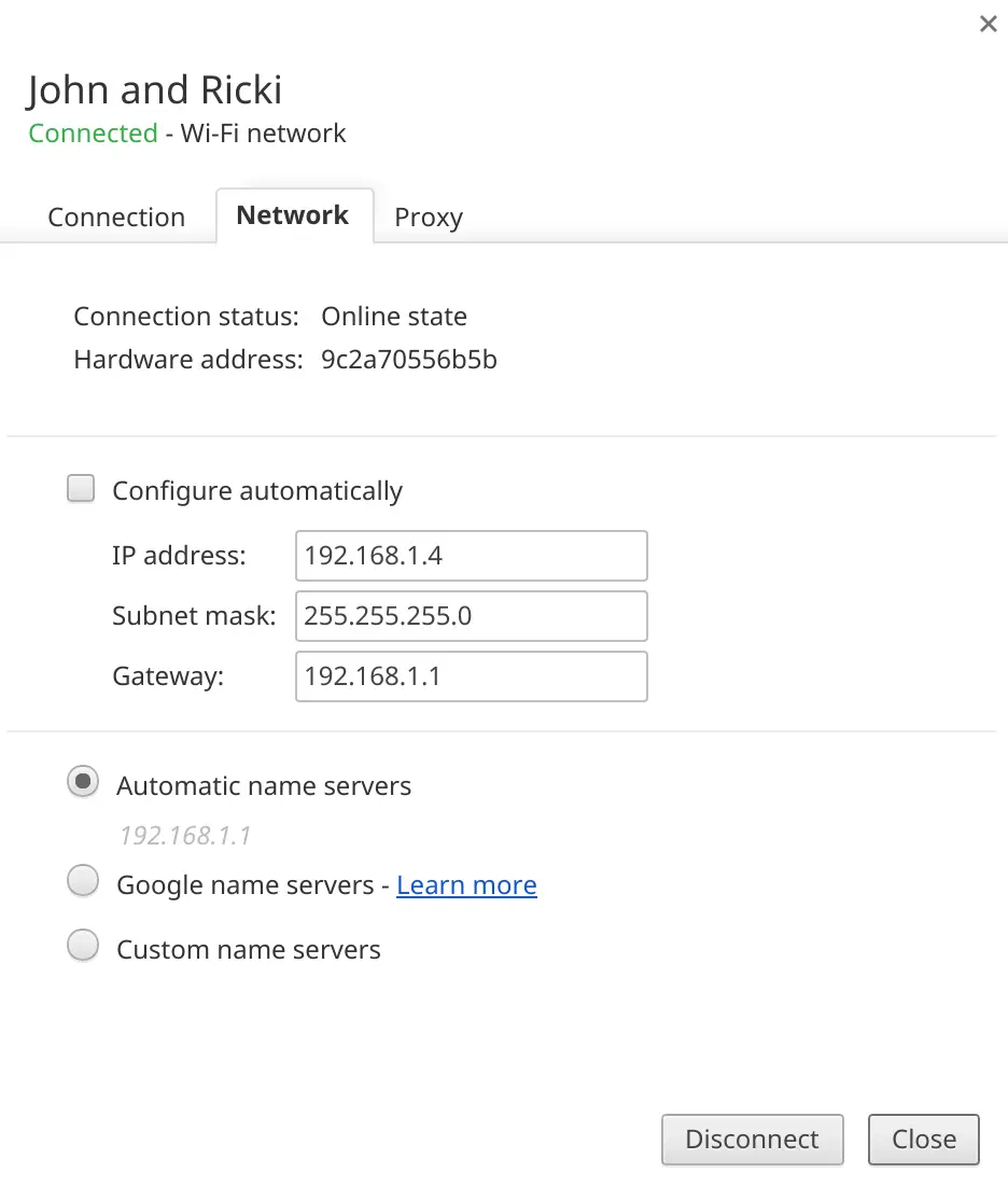 IP address Chrome OS - for some reason we don't have an alt tag here