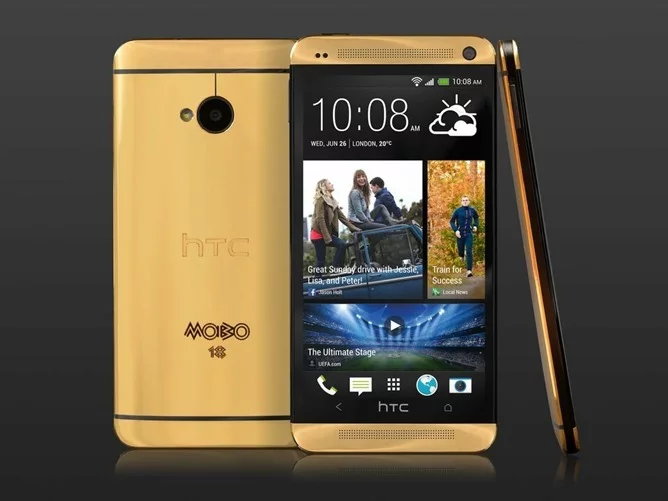 Gold HTC One - for some reason we don't have an alt tag here