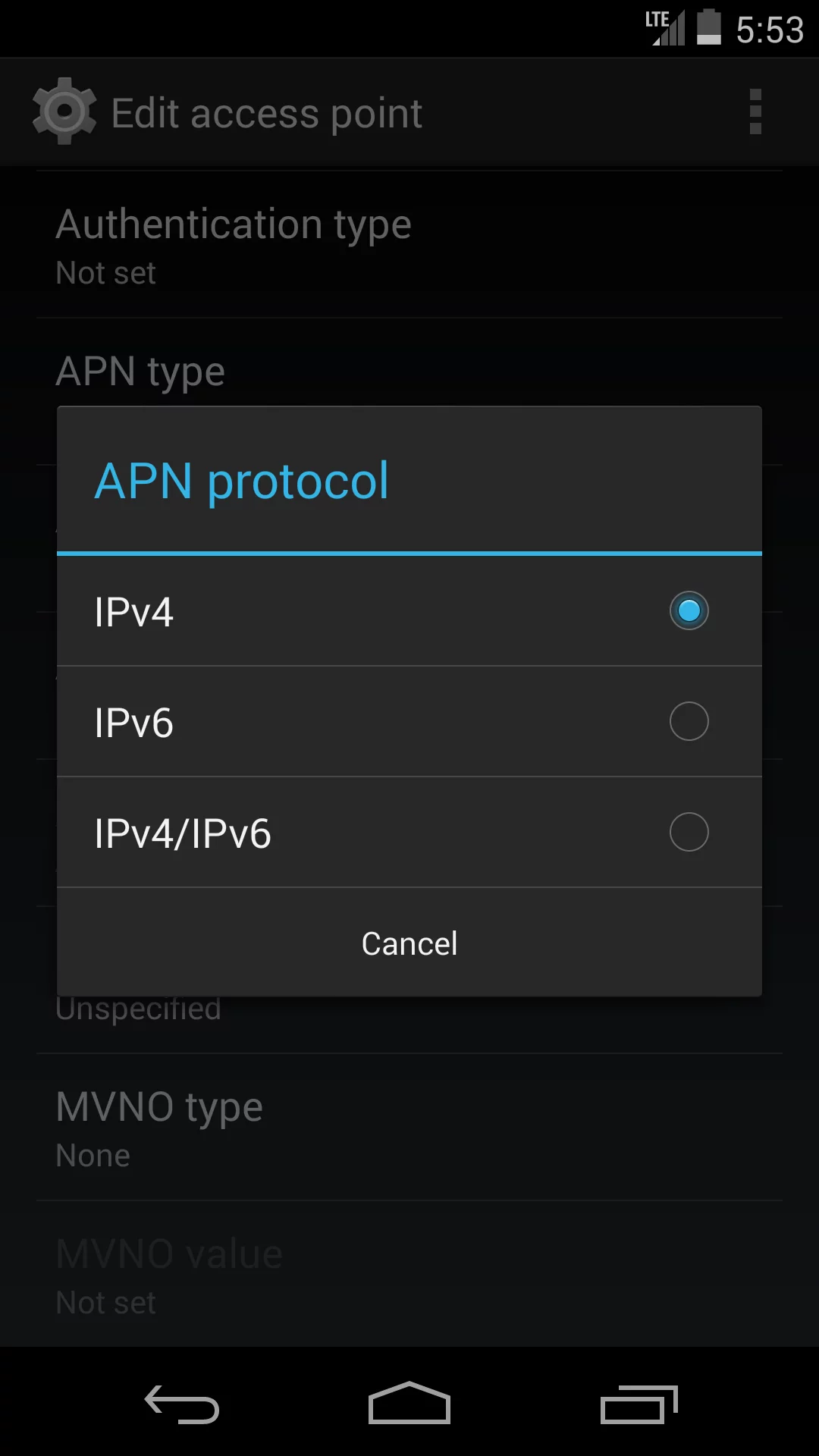 APN settings Nexus 5 - for some reason we don't have an alt tag here