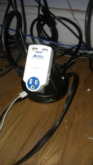 Accell Powramid with an Accell Travel charger - just because