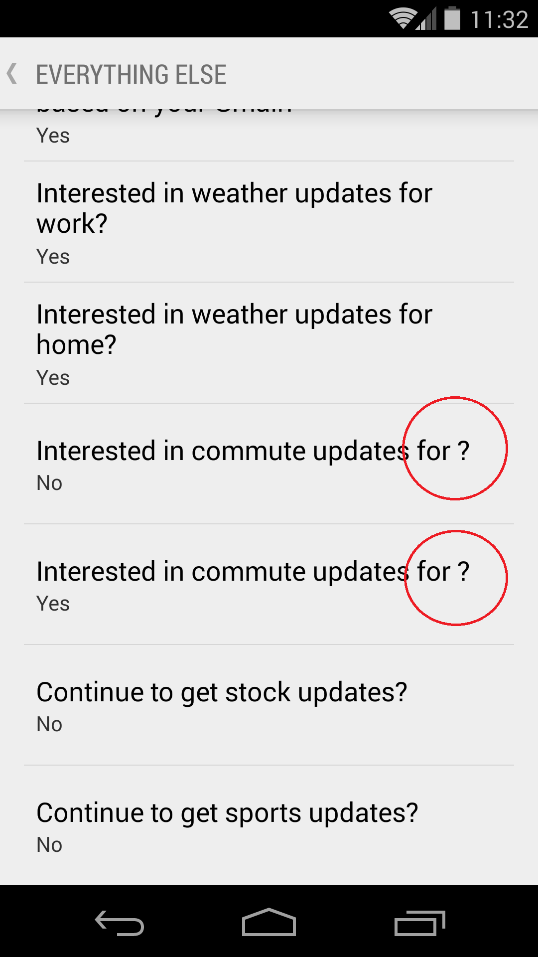 Google Now bug - for some reason we don't have an alt tag here