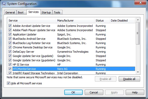 HTC Sync Manager Monitor Service