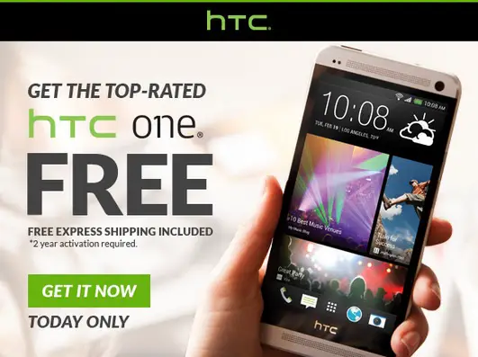 HTC promo email - for some reason we don't have an alt tag here
