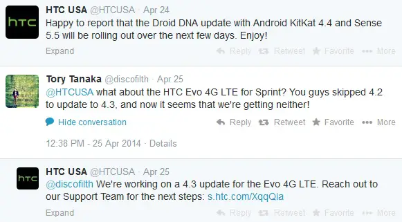 HTC tweet - for some reason we don't have an alt tag here