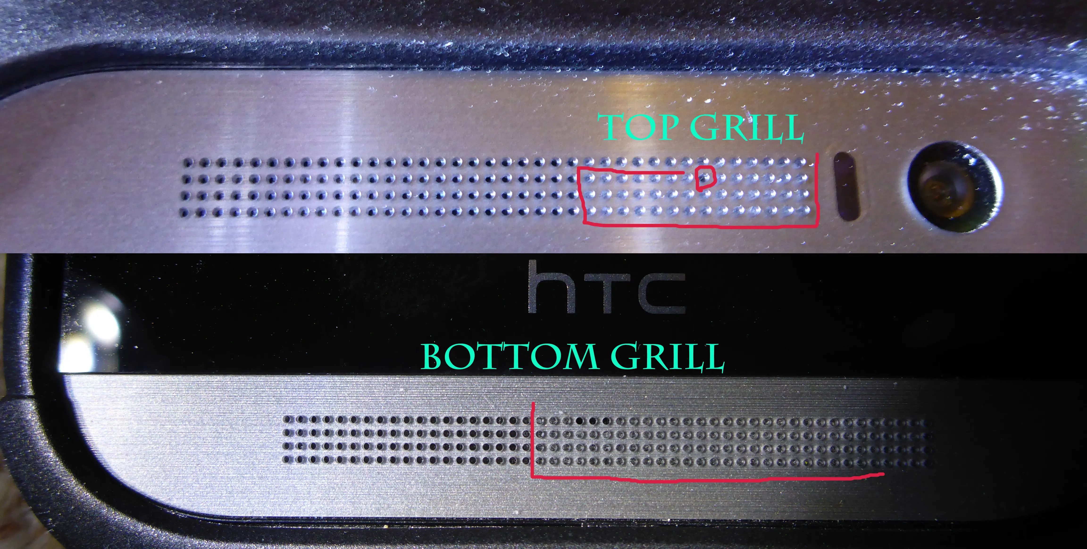 HTC One M8 Grill alignment